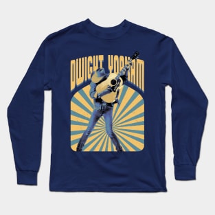 Dwight Yoakam Guitar Vintage Long Sleeve T-Shirt